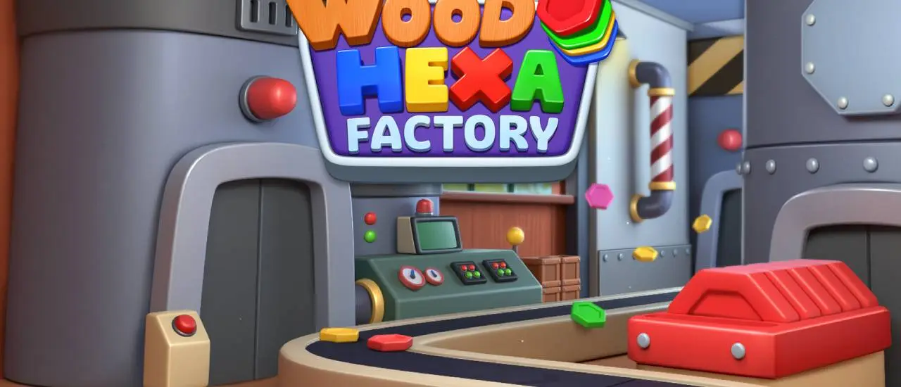 Wood Hexa Factory Spiel online kostenlos – Puzzle & Sortierspiel