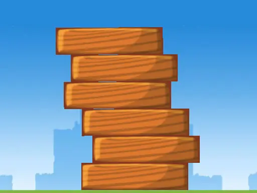 Wood Tower Spiel online kostenlos – Holz Turm bauen & Balance üben