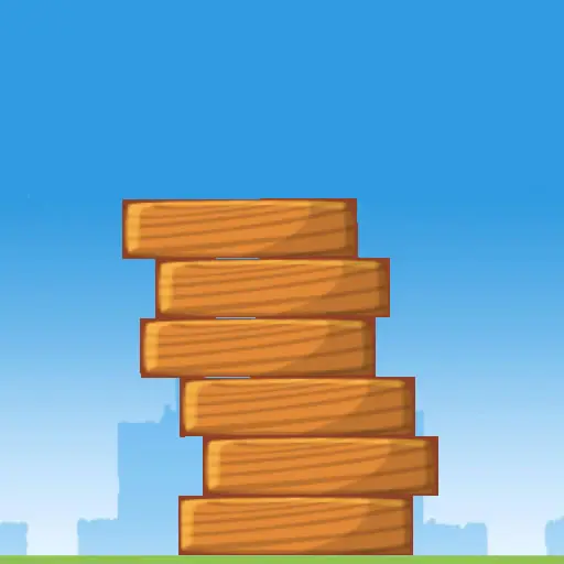 Wood Tower Spiel online kostenlos – Holz Turm bauen & Balance üben