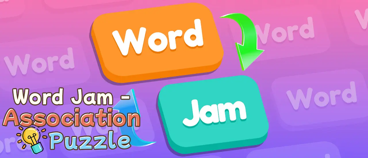Word Jam Association Puzzle - Free Online Word Game to Play and Improve Vocabulary