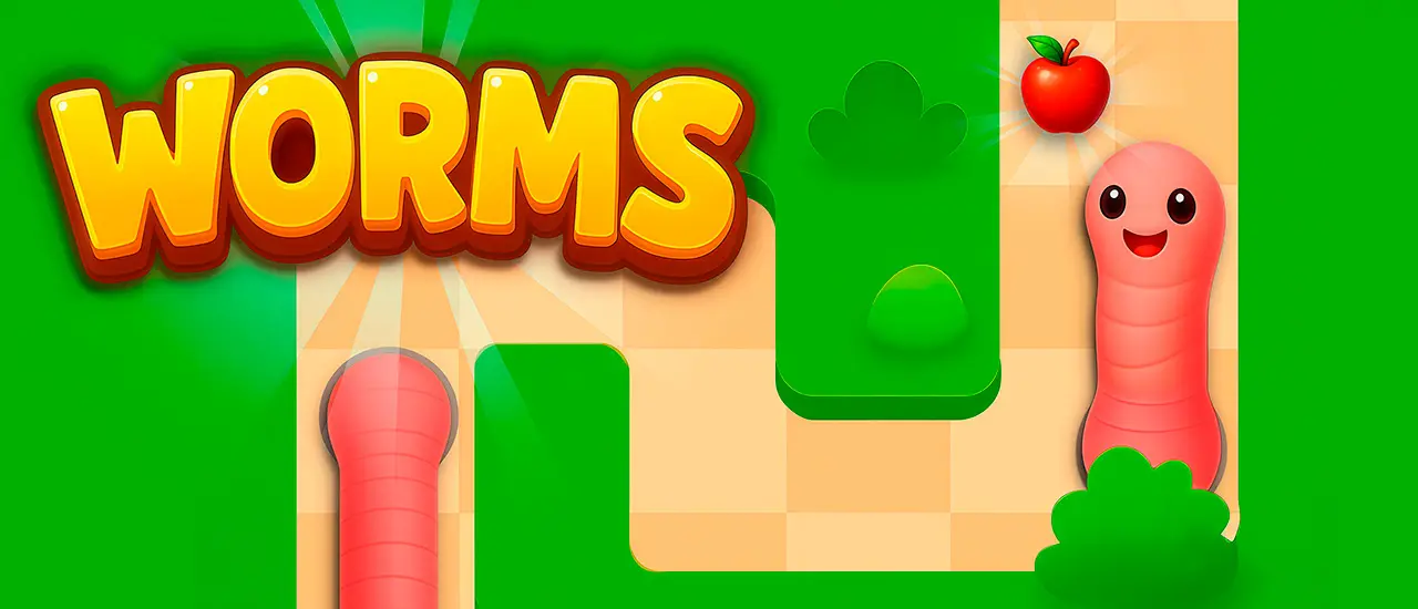 Worms Spiel online kostenlos spielen – Puzzle & Arcade Spaß