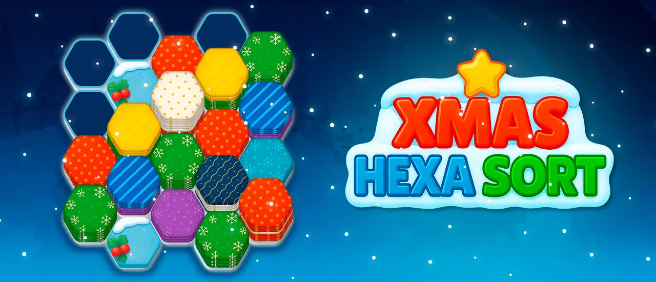 Xmas Hexa Sort