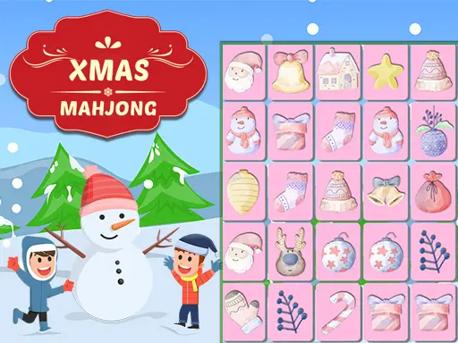 Xmas Mahjong kostenlos online spielen - HTML5 Mahjong Spiel