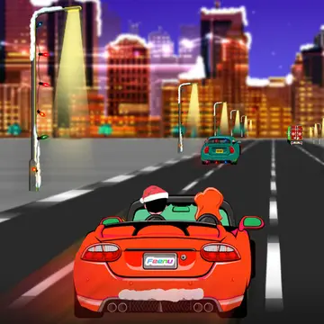 Xmas Rush Oyunu - Hızlı ve Eğlenceli Yarış Oyunu