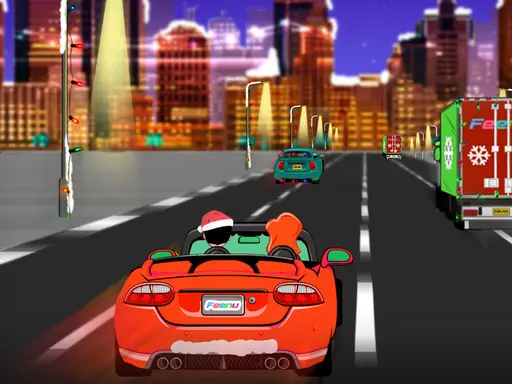 Xmas Rush Oyunu - Hızlı ve Eğlenceli Yarış Oyunu