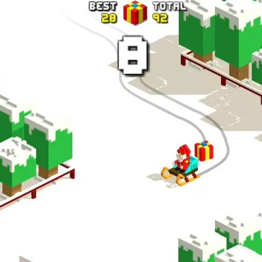Xmas Slope - Jeu de Glisse Gratuit en Ligne