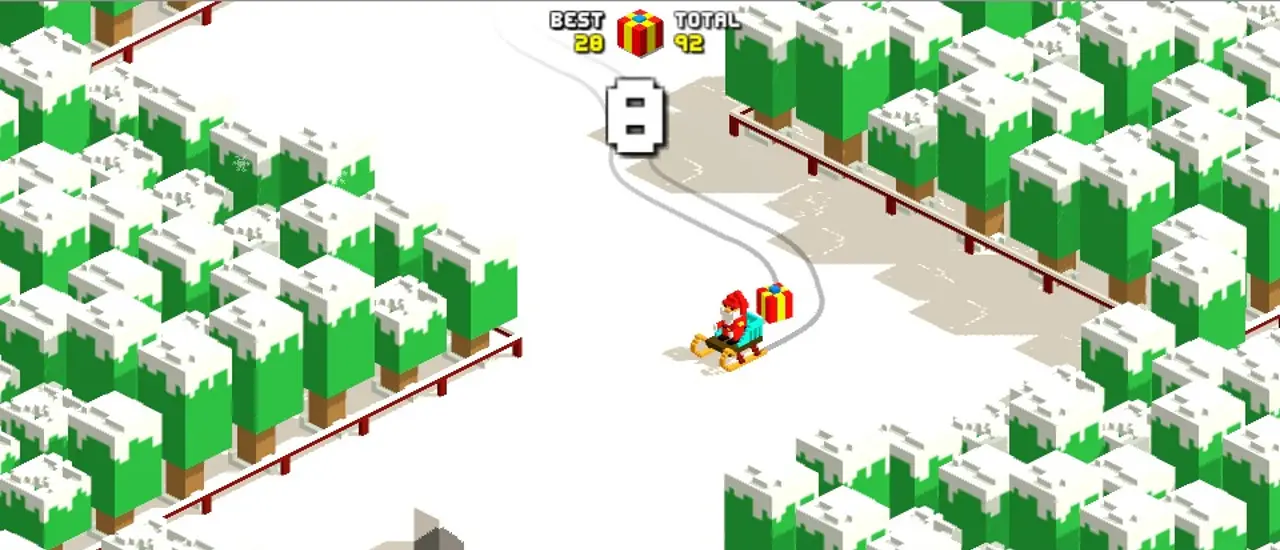 Xmas Slope - Jeu de Glisse Gratuit en Ligne
