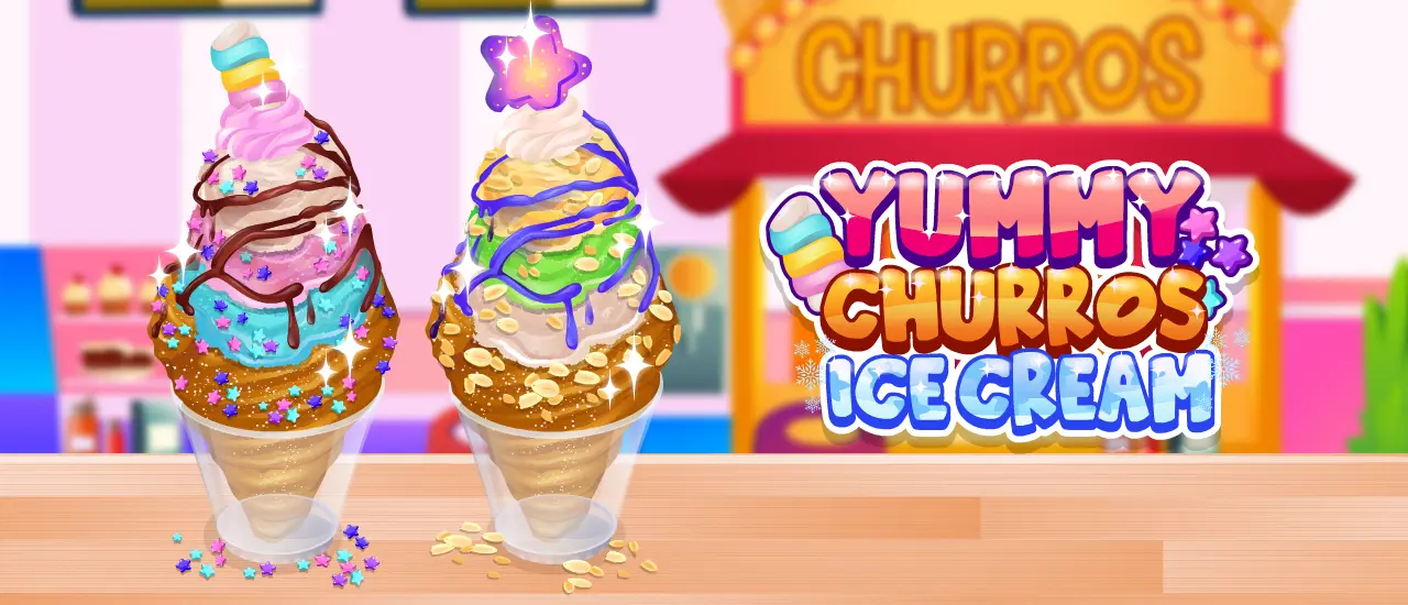 Yummy Churros Ice Cream - Jogue e Faça Sorvetes Deliciosos