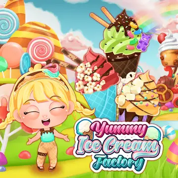 Yummy Ice Cream Factory – Kostenloses Eissorten Spiel zum Spielen