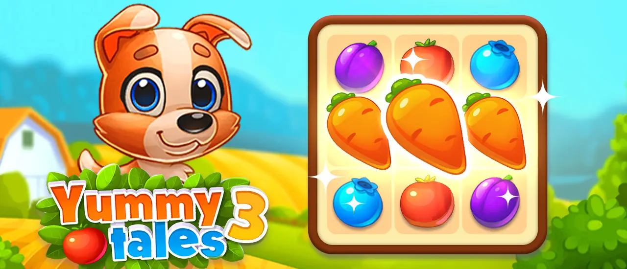 Yummy Tales 3 - Juego de Puzzle Match 3 Gratis