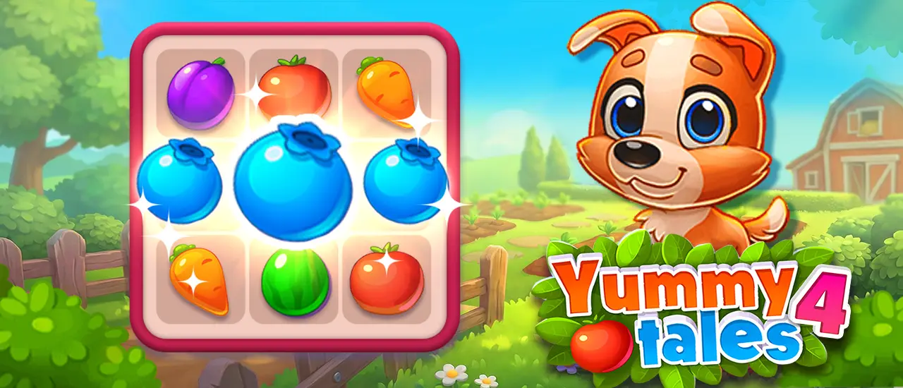Yummy Tales 4 - Jeu de Match 3 gratuit et amusant