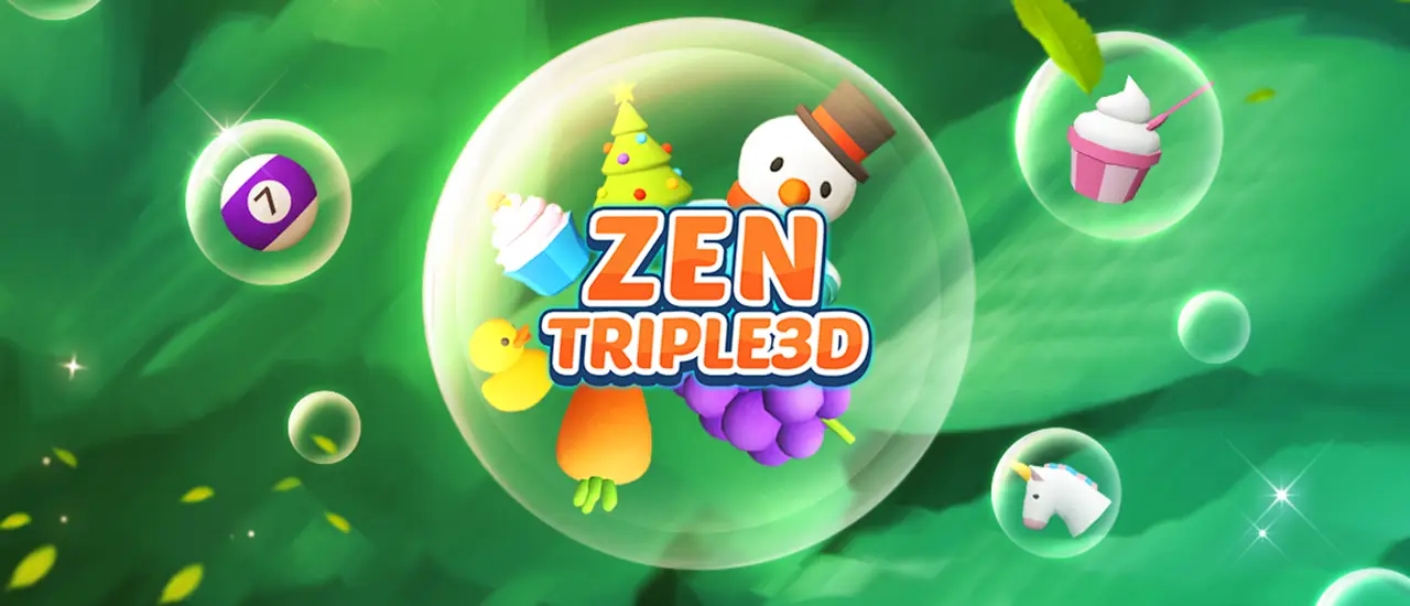 Zen Triple 3D - Juego de combinar y relajación gratis