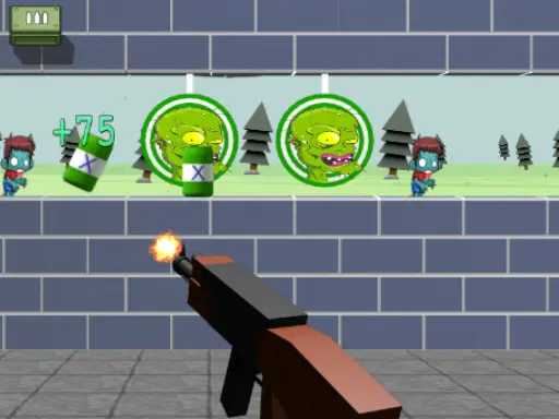 Zombie Target Shoot لعبة تصويب مجانية أونلاين - العب الآن