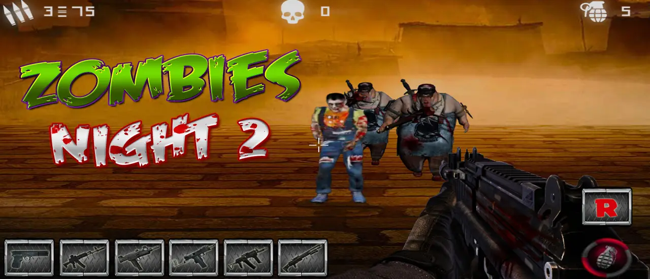 Zombies Night 2 - Juego de disparos en primera persona gratis