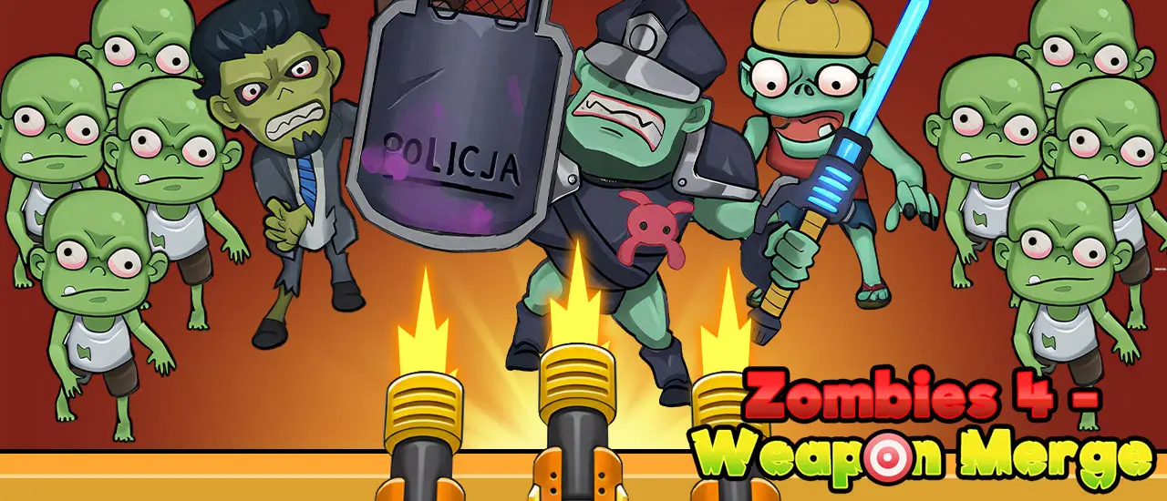 Zombies Weapon Merge 4 – Kostenloses Zombie-Shooter Spiel zum Spielen